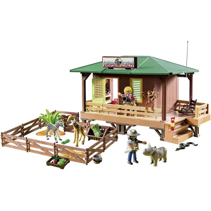 PLAYMOBIL Wild Life 70766 'Rangerstation mit Tieraufzucht', 175 Teile, ab 4 Jahren – Bild 4