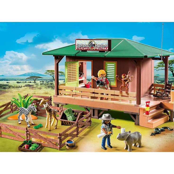 PLAYMOBIL Wild Life 70766 'Rangerstation mit Tieraufzucht', 175 Teile, ab 4 Jahren – Bild 2