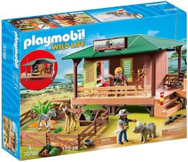 PLAYMOBIL Wild Life 70766 'Rangerstation mit Tieraufzucht'