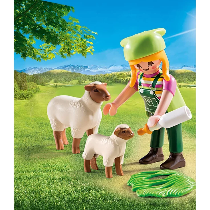Playmobil Special Plus Bäuerin mit Schäfchen 9356 – Bild 2