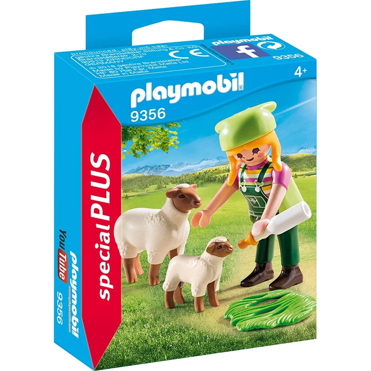 Playmobil Special Plus Bäuerin mit Schäfchen 9356 – Bild 1