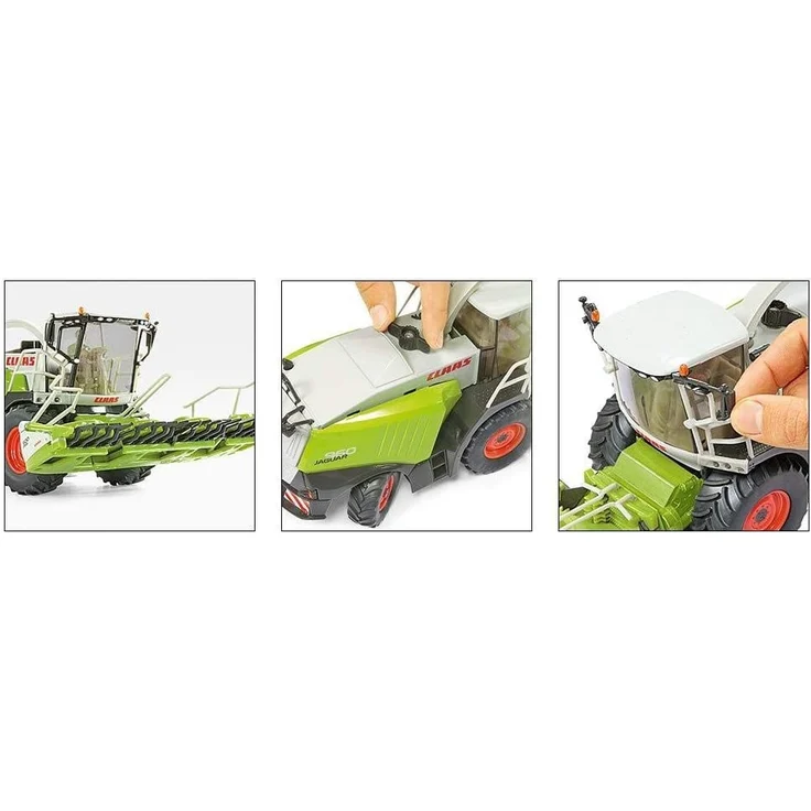 Siku 4058 - Claas Jaguar 960 Maishäcksler, 1:32, Metall/Kunststoff, grün, Bewegliche Teile, Viele Funktionen – Bild 4