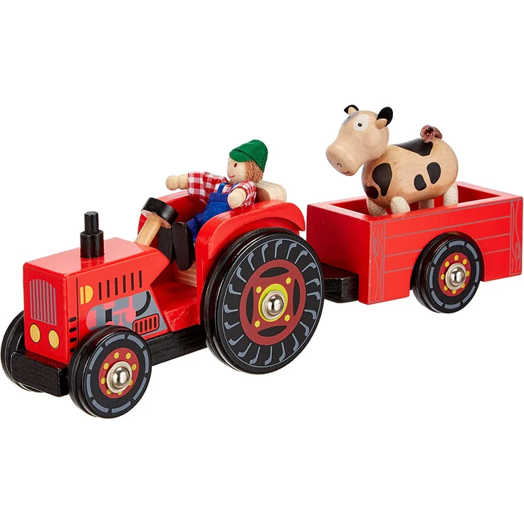 Traktor mit Anhänger „Bauernhof“ – Bild 1