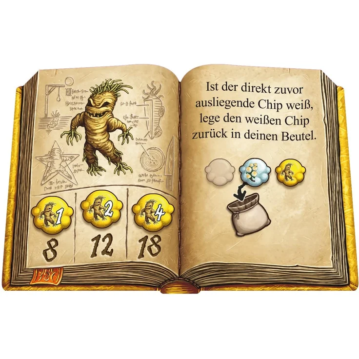 Schmidt Spiele 'Die Quacksalber von Quedlinburg' Brettspiel, ab 10 Jahren, 2 - 4 Spieler, 45 min Spielzeit, Kennerspiel des Jahres 2018 – Bild 5