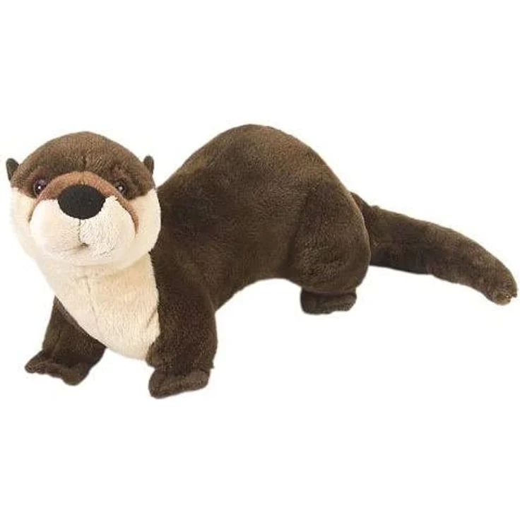 Wild Republic 10879 Plüsch Fisch Otter, Cuddlekins Kuscheltier, Plüschtier, 20 cm – Bild 2
