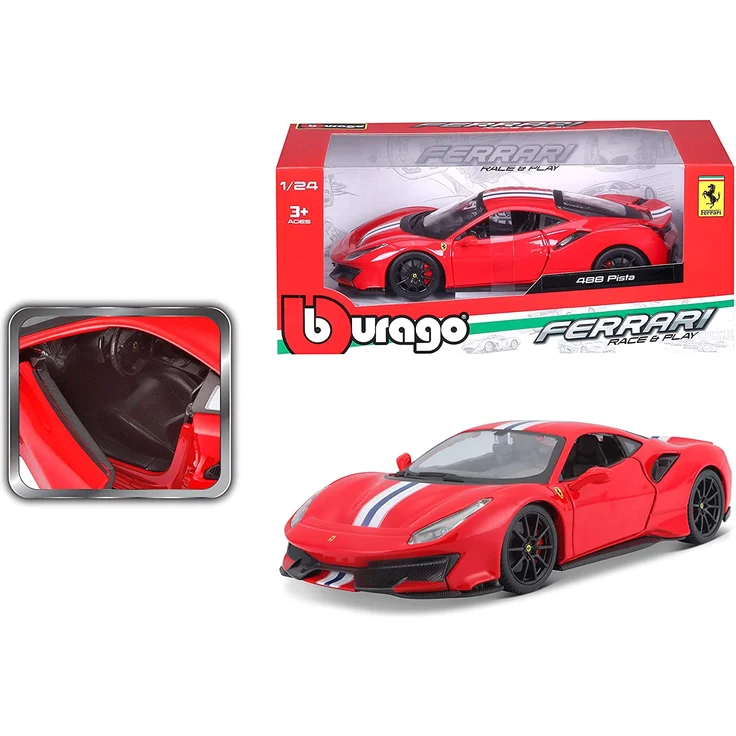 Bburago Ferrari 488 Pista 2018 1:24 Modelbil – Bild 10