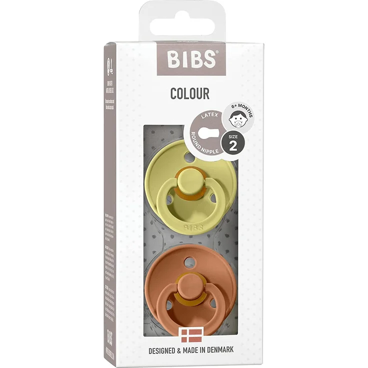 Bibs BIBS 2-PACK MEADOW & EARTH M Hevea rubber soother – Bild 3