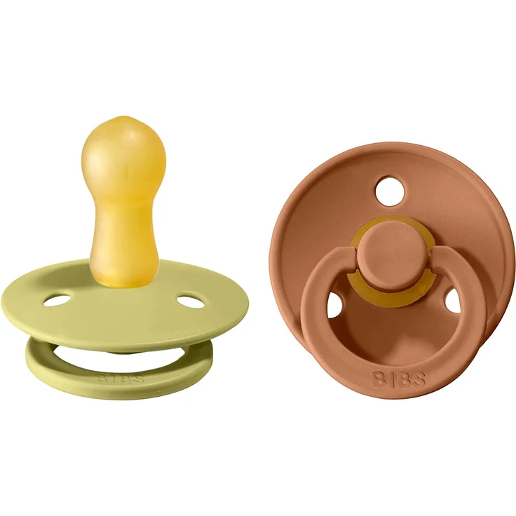 Bibs BIBS 2-PACK MEADOW & EARTH M Hevea rubber soother – Bild 1