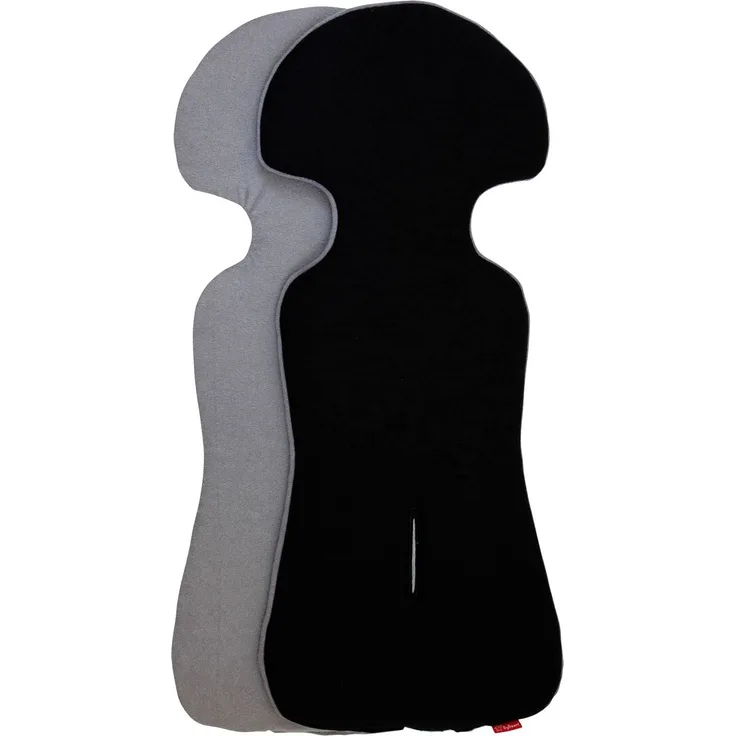 ByBoom Basics Baby Sitzauflage, Sitzeinlage 77x32 cm, Baumwoll- und Frotteeseite, für Babyschale, Autositz (z. B. Maxi-Cosi, Britax-Römer, Cybex), Kinderwagen, Buggy, Fahrradanhänger - Made in EU