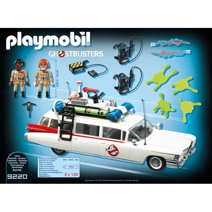 Playmobil Ghostbusters 9220 Ecto-1 mit Licht- und Soundeffekten, Ab 6 Jahren – Bild 3