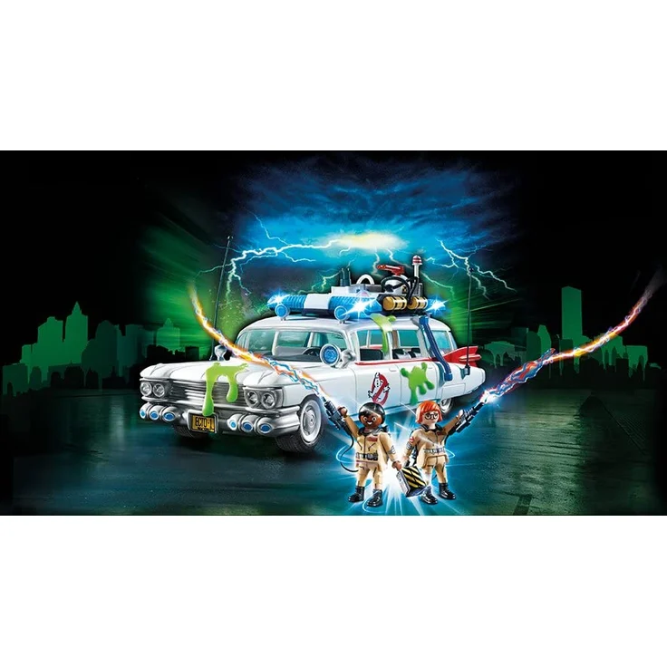 Playmobil Ghostbusters 9220 Ecto-1 mit Licht- und Soundeffekten, Ab 6 Jahren – Bild 2