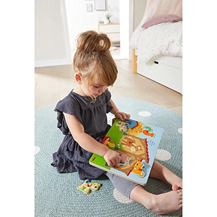 HABA 303179 Sound-Greifpuzzle Auf dem Land – Bild 2