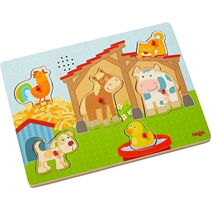 HABA 303179 Sound-Greifpuzzle Auf dem Land – Bild 3