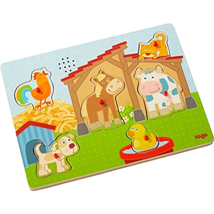 HABA 303179 Sound-Greifpuzzle Auf dem Land – Bild 1