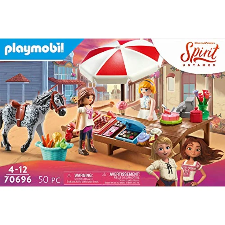 Playmobil Spirit Riding Free 70696 'Miradero Süßigkeitenstand', 50 Teile, ab 4 Jahren – Bild 5