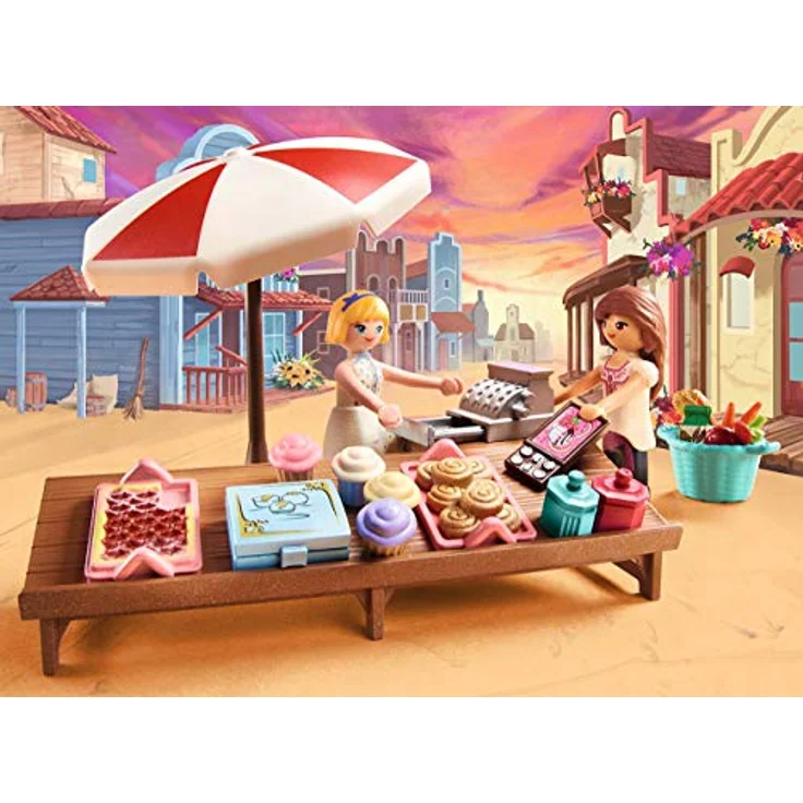 Playmobil Spirit Riding Free 70696 'Miradero Süßigkeitenstand', 50 Teile, ab 4 Jahren – Bild 4