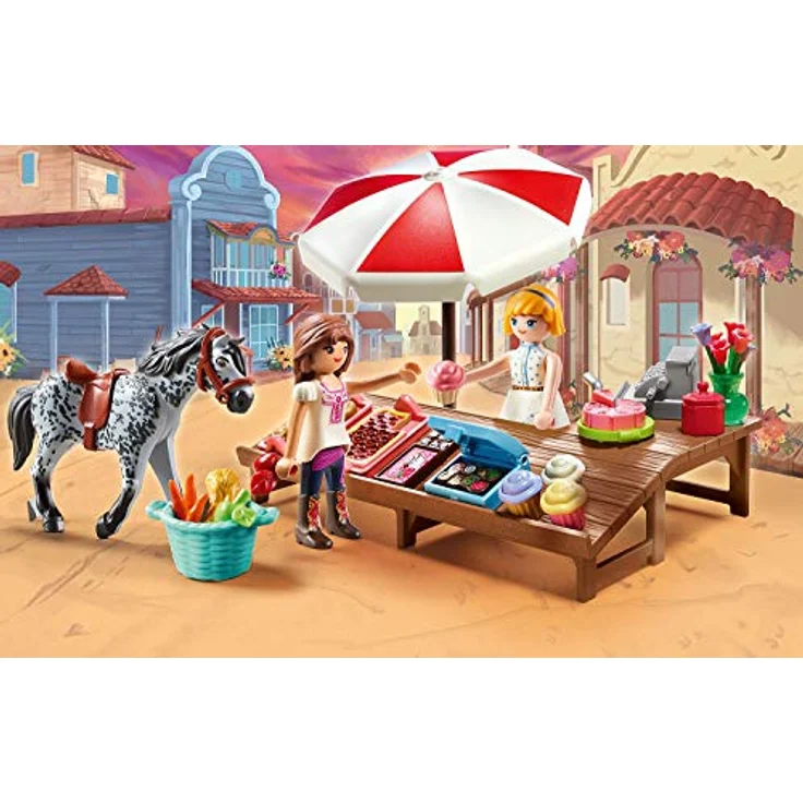 Playmobil Spirit Riding Free 70696 'Miradero Süßigkeitenstand', 50 Teile, ab 4 Jahren – Bild 3