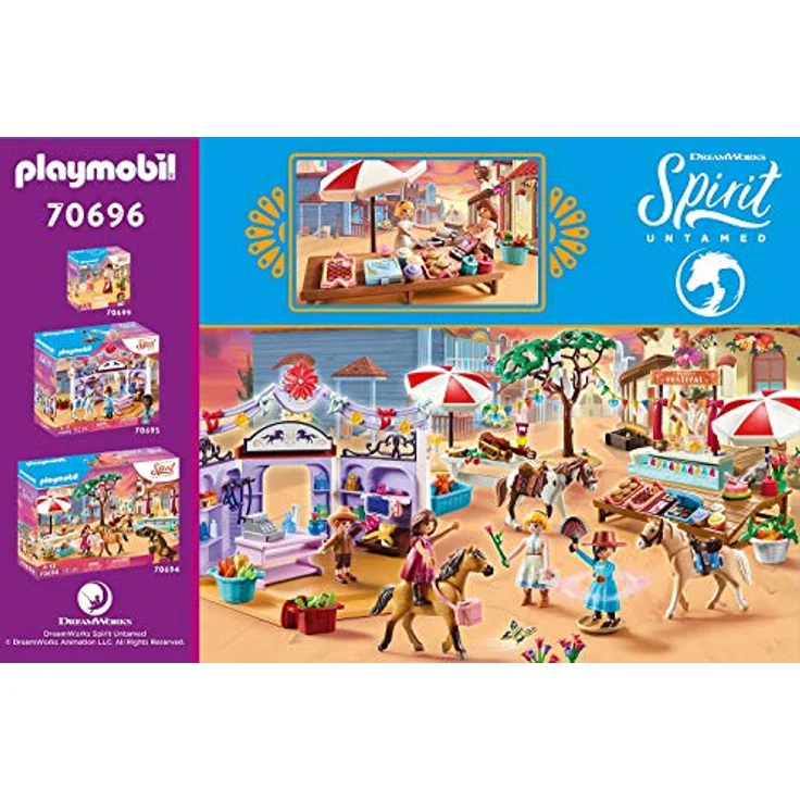 Playmobil Spirit Riding Free 70696 'Miradero Süßigkeitenstand', 50 Teile, ab 4 Jahren – Bild 6