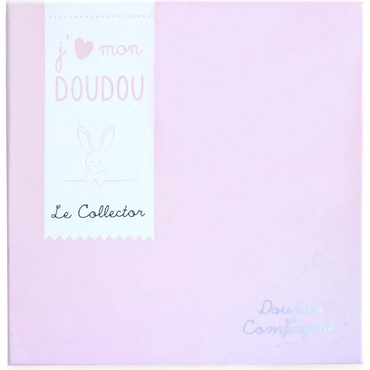 Doudou - Schmusetuch Bär,rosa 24cm – Bild 4