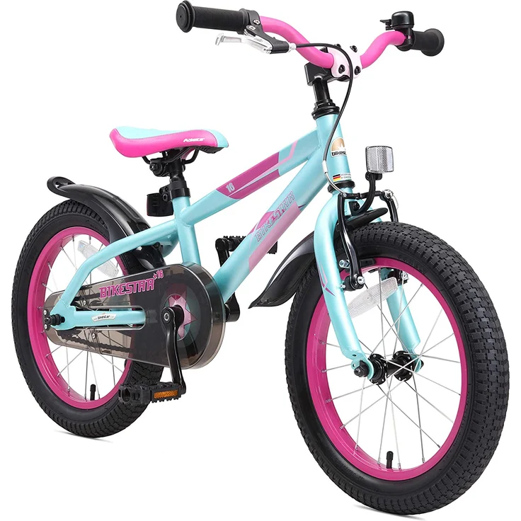Bikestar Mountain Kinderfahrrad 16 Zoll - Berry Türkis – Bild 2