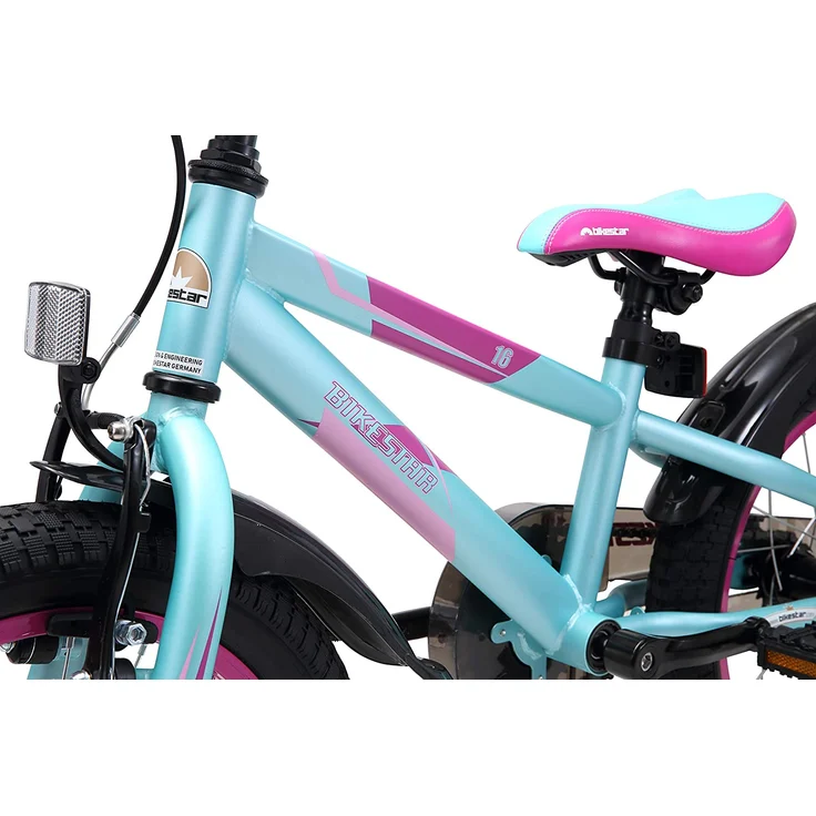 Bikestar Mountain Kinderfahrrad 16 Zoll - Berry Türkis – Bild 7