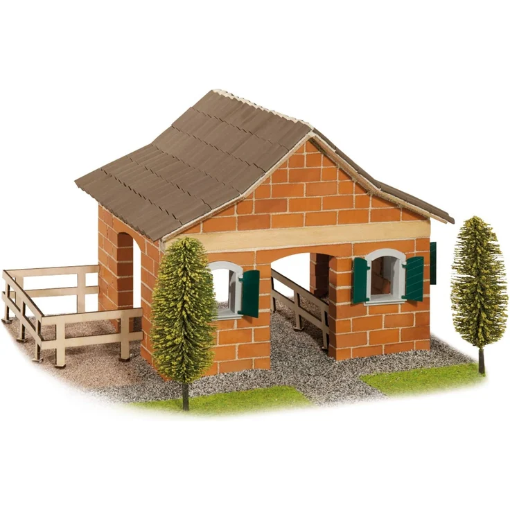 Teifoc T4950 Steinbaukästen-Konstruktionsspielzeug-Big Horse Stable, Multi Color – Bild 3