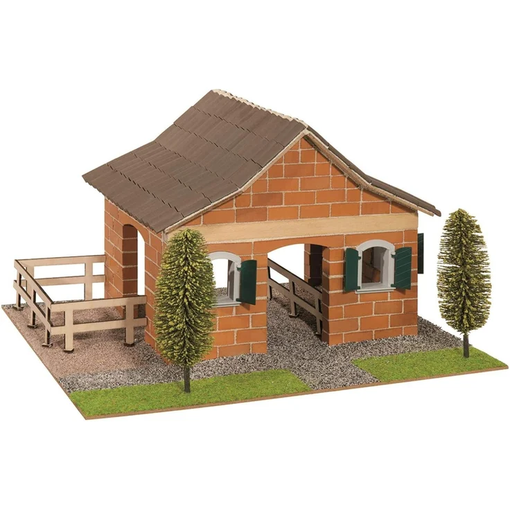 Teifoc T4950 Steinbaukästen-Konstruktionsspielzeug-Big Horse Stable, Multi Color – Bild 1
