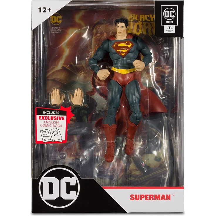 DC Black Adam Page Punchers Actionfigur & Comic Superman 18 cm – Bild 10