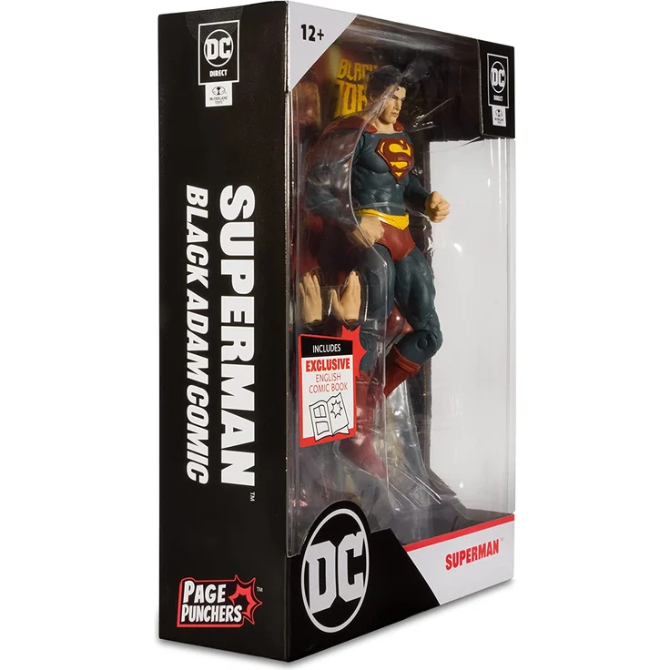 DC Black Adam Page Punchers Actionfigur & Comic Superman 18 cm – Bild 11