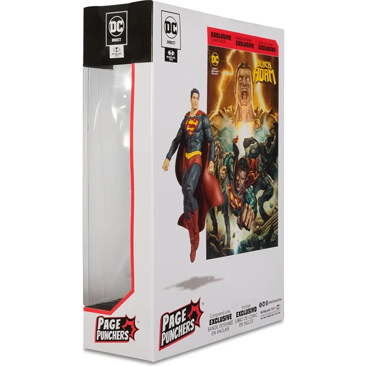 DC Black Adam Page Punchers Actionfigur & Comic Superman 18 cm – Bild 12