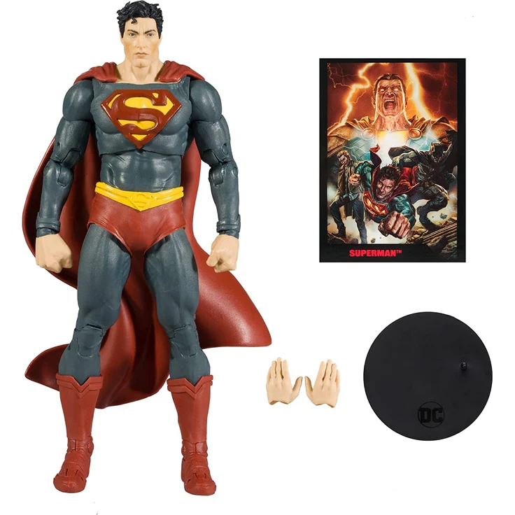 DC Black Adam Page Punchers Actionfigur & Comic Superman 18 cm – Bild 9