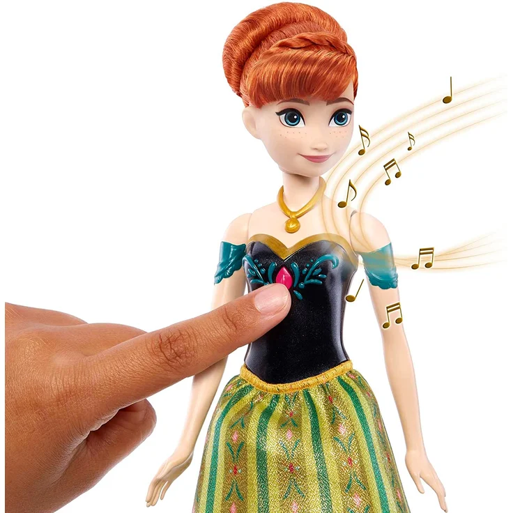 Disney Die Eiskönigin singende Anna-Puppe – Bild 3
