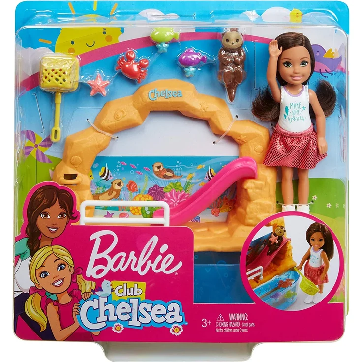 Barbie GHV75 - Club Chelsea Aquarium Spielset mit Puppe (brünett) und Zubehör, Spielzeug ab 3 Jahren – Bild 6