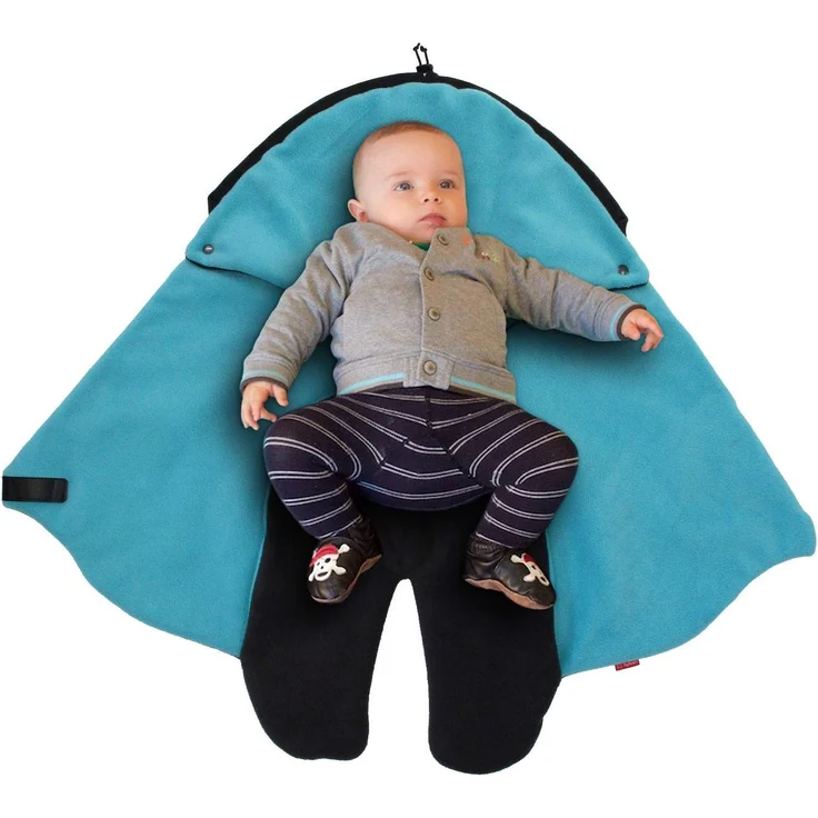 ByBoom Baby Winter-Einschlagdecke'Das Original mit dem Bären', Universal für Babyschale, Autositz, z.B. für Maxi-Cosi, Römer, für Kinderwagen, Buggy oder Babybett – Bild 5