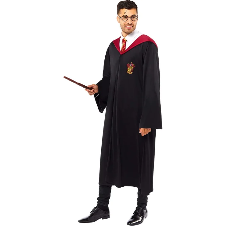 Harry Potter Erwachsenenkostüm Gryffindor Größe Standard – Bild 3