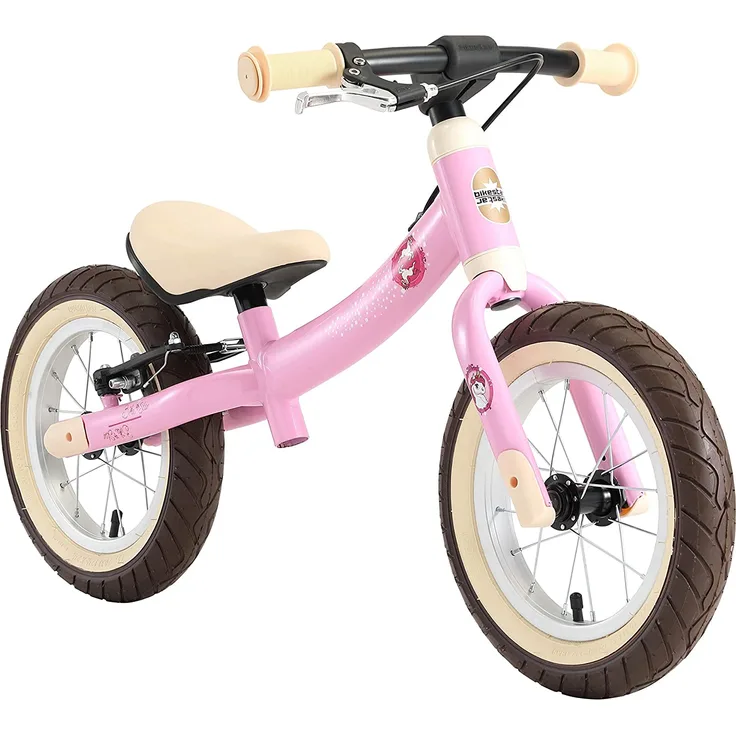 BIKESTAR Kinder Laufrad Sport Rosa Einhorn ab 3