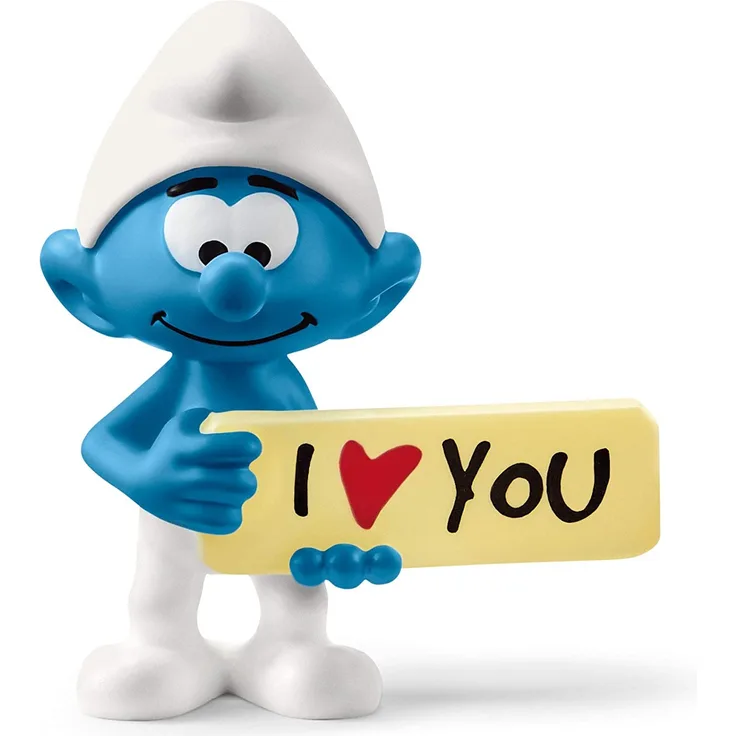 Schleich 'Die Schlümpfe' 20823 Schlumpf mit Schild