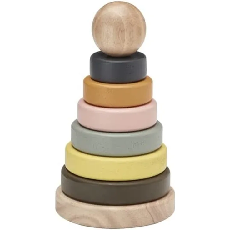 Kids Concept RompecabezasPuzzles sequentiell ConceptStacking Rings Neo, Mehrfarbig (1)
