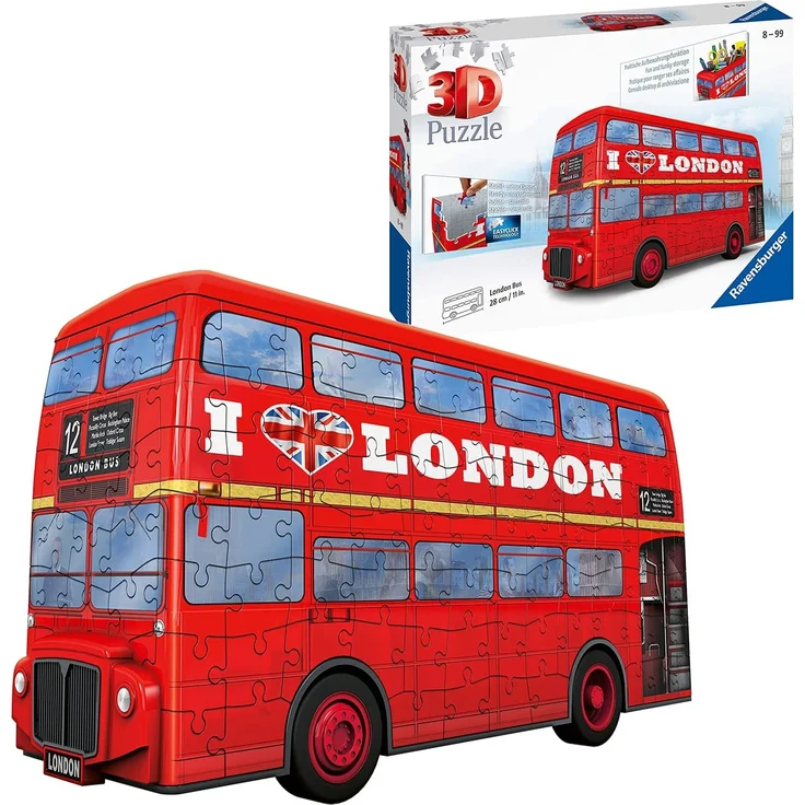 Ravensburger 3D Puzzle London Bus 216 Teile – Bild 1