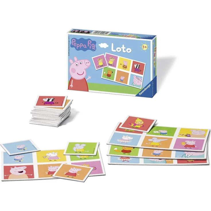 Ravensburger – 24081 – Peppa Wutz Loto Bingospiel (französische Version) – Bild 2