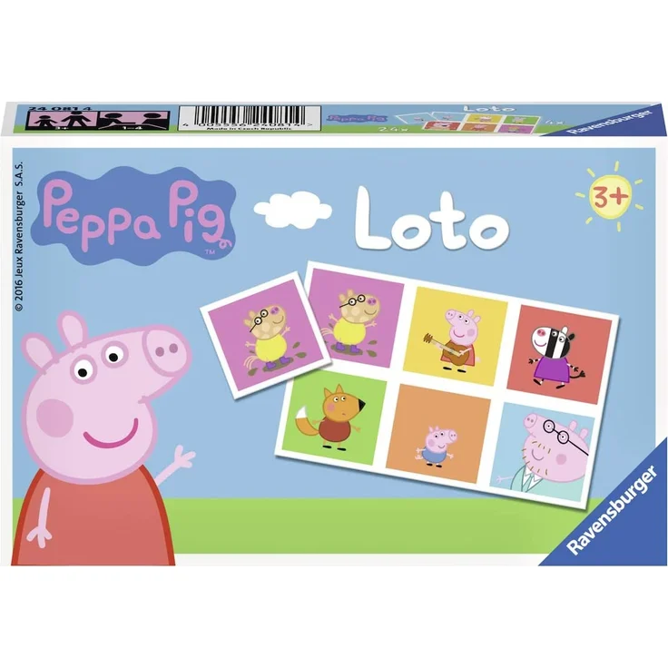 Ravensburger – 24081 – Peppa Wutz Loto Bingospiel (französische Version) – Bild 1