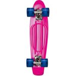 NoRules Skateboard ABEC 5 Fun pink mit Leuchtrollen