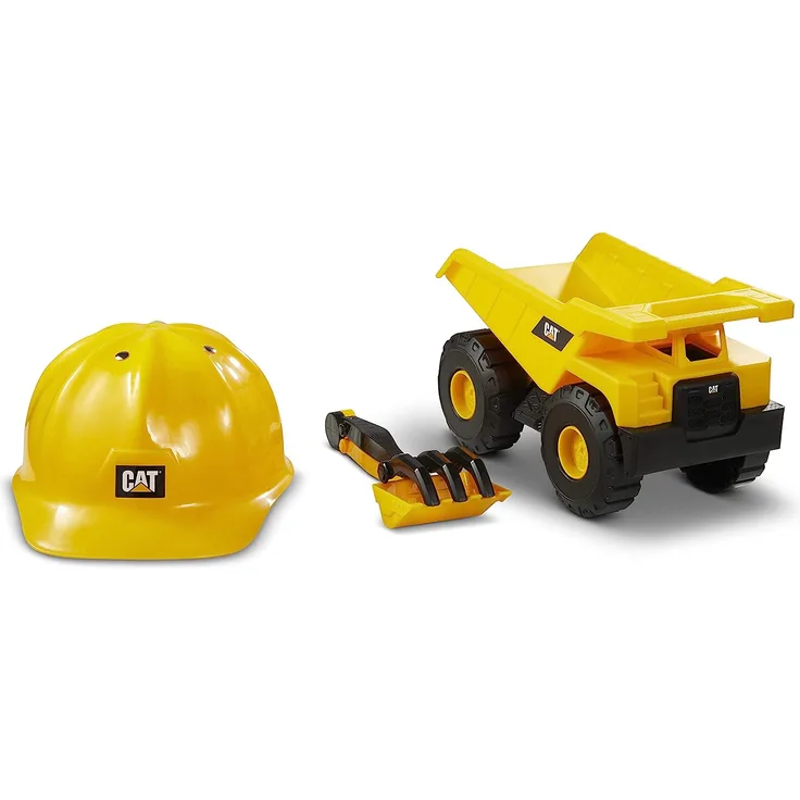 CERPILLAR 82061 LKW mit Gelenk Freilauf 25 cm und Bauhelm