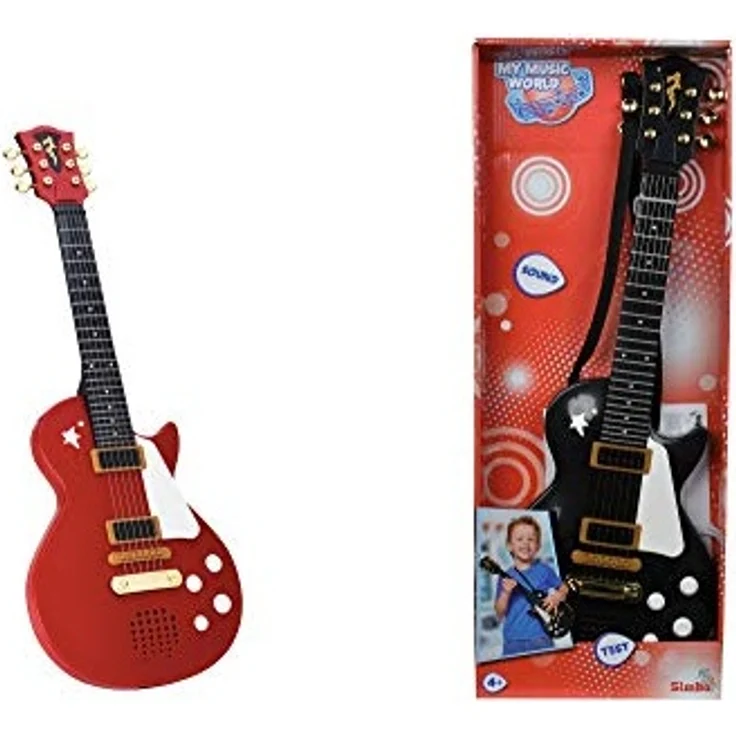 Simba 106837110 - My Music World Rockgitarre 56 cm (farblich sortiert) – Bild 2