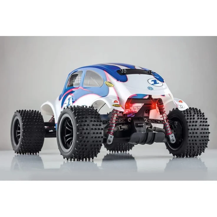 CARSON 500404142 - 1:10 VW Beetle FE 2.4GHz 100% RTR, Ferngesteuertes Auto/ Fahrzeug, RC-Fahrzeug, inkl. Batterien und Fernsteuerung, 2 WD, bedruckte Karosserie, Anleitung, Off Road Truggy – Bild 8