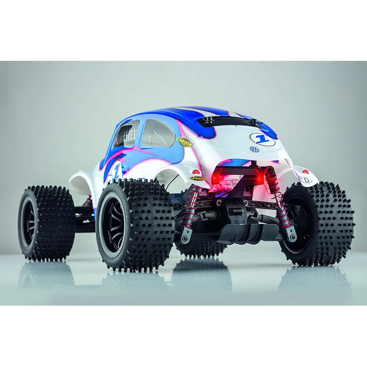 CARSON 500404142 - 1:10 VW Beetle FE 2.4GHz 100% RTR, Ferngesteuertes Auto/ Fahrzeug, RC-Fahrzeug, inkl. Batterien und Fernsteuerung, 2 WD, bedruckte Karosserie, Anleitung, Off Road Truggy – Bild 5
