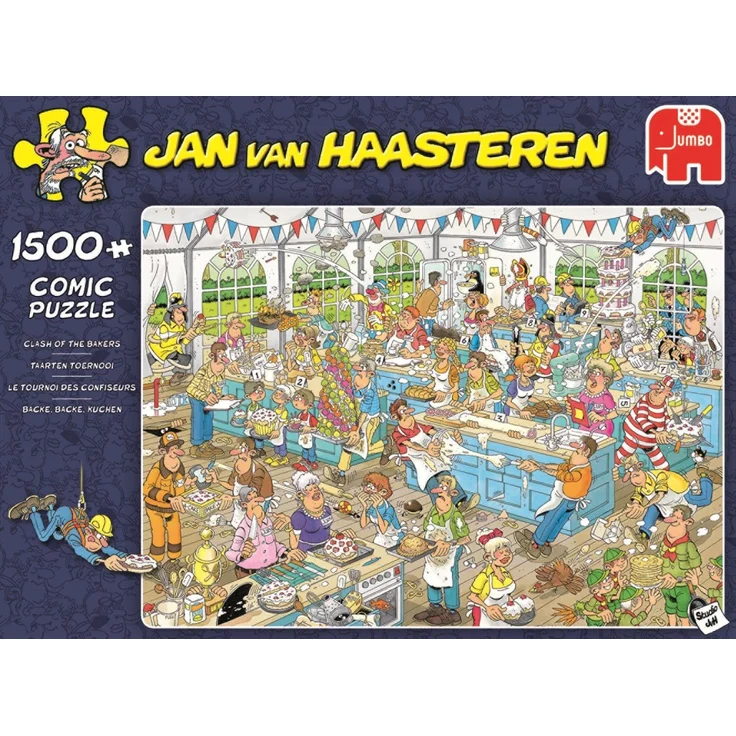puzzle Jan van Haasteren Kuchen Turnier 1500 Stück – Bild 2