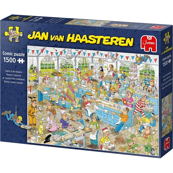 puzzle Jan van Haasteren Kuchen Turnier 1500 Stück – Bild 5