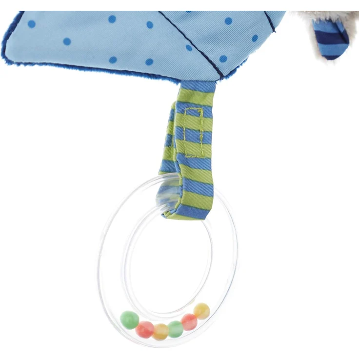 sigikid, Mädchen und Jungen, Aktiv-Anhänger Fledermaus mit Rassel, Baby bite me, Blau/Grün, 41013 – Bild 8