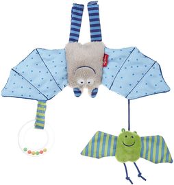 sigikid Aktiv-Anhänger Fledermaus mit Rassel – Baby bite me